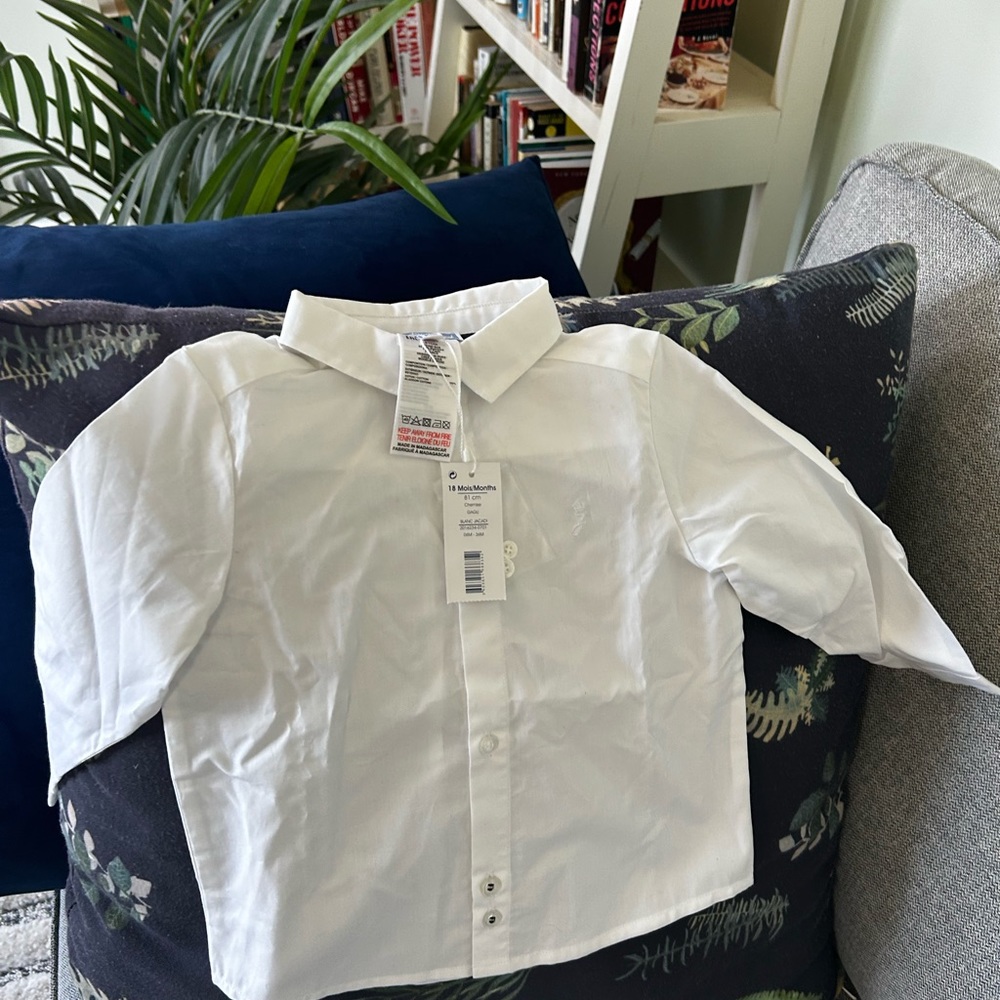 Jacadi - Boy’s Dress Shirt - 18 Months - NWT